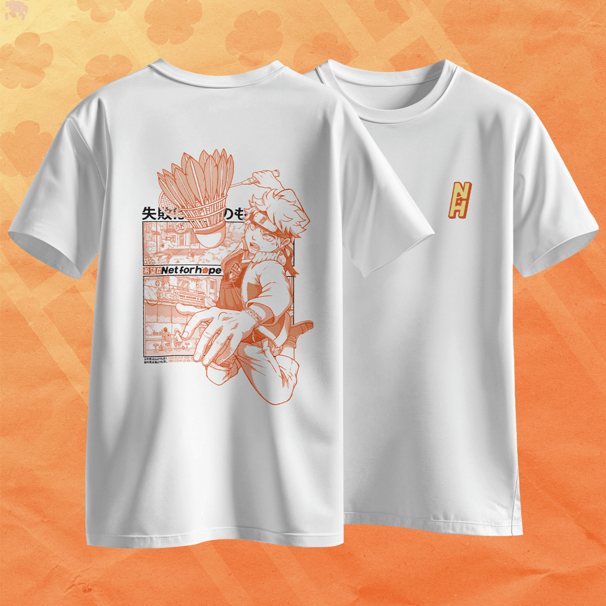 orange tshirt